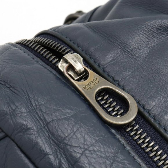 BOTTEGA VENETA Intrecciato Waist Bag Body Leather Blue 361013 - Picture 9 of 9